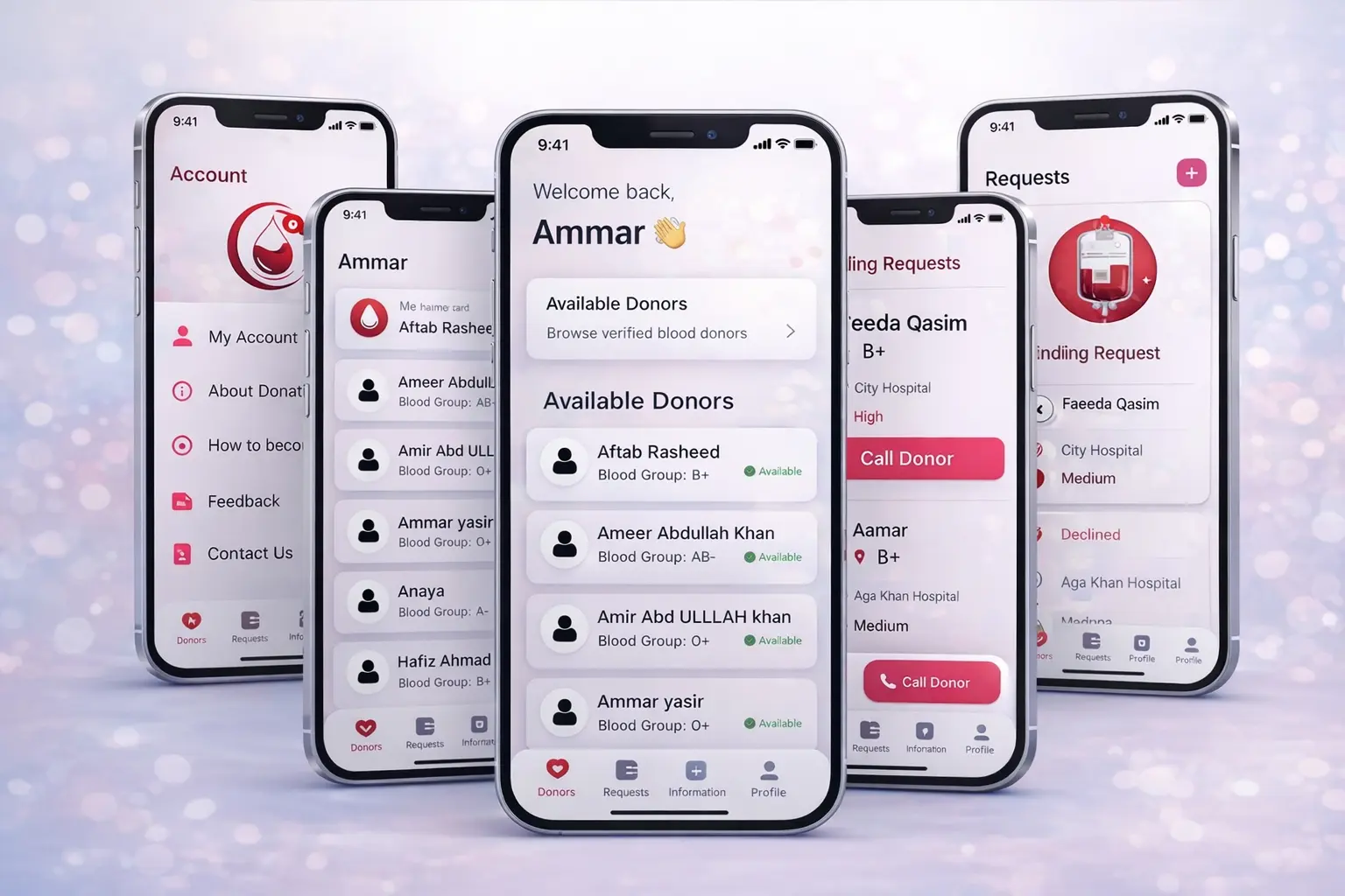 Mianwali Blood Donation App screenshot